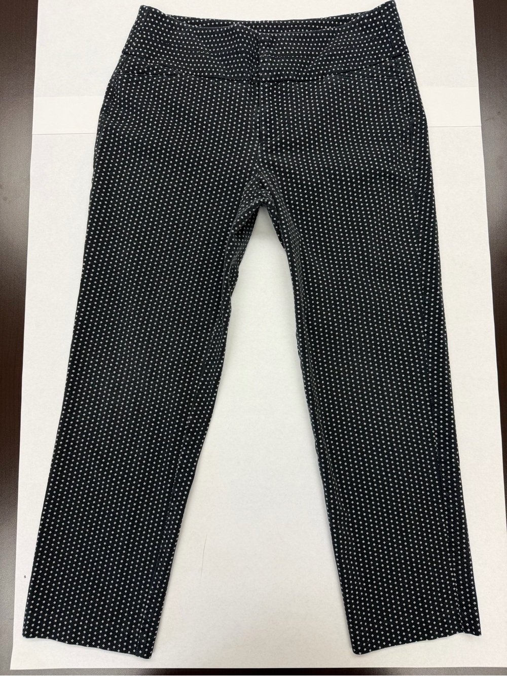 Elle Black Microdot Stretch Joggers